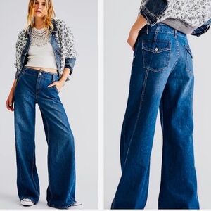We The Free Harlow wide leg jeans